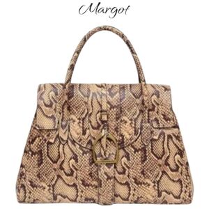 NWT Margot Snake Animal Print Satchal /Crossbody Bag